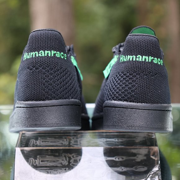 Adidas Pharrell Williams Primeknit Black Men’s Size 9 - Picture 10 of 11